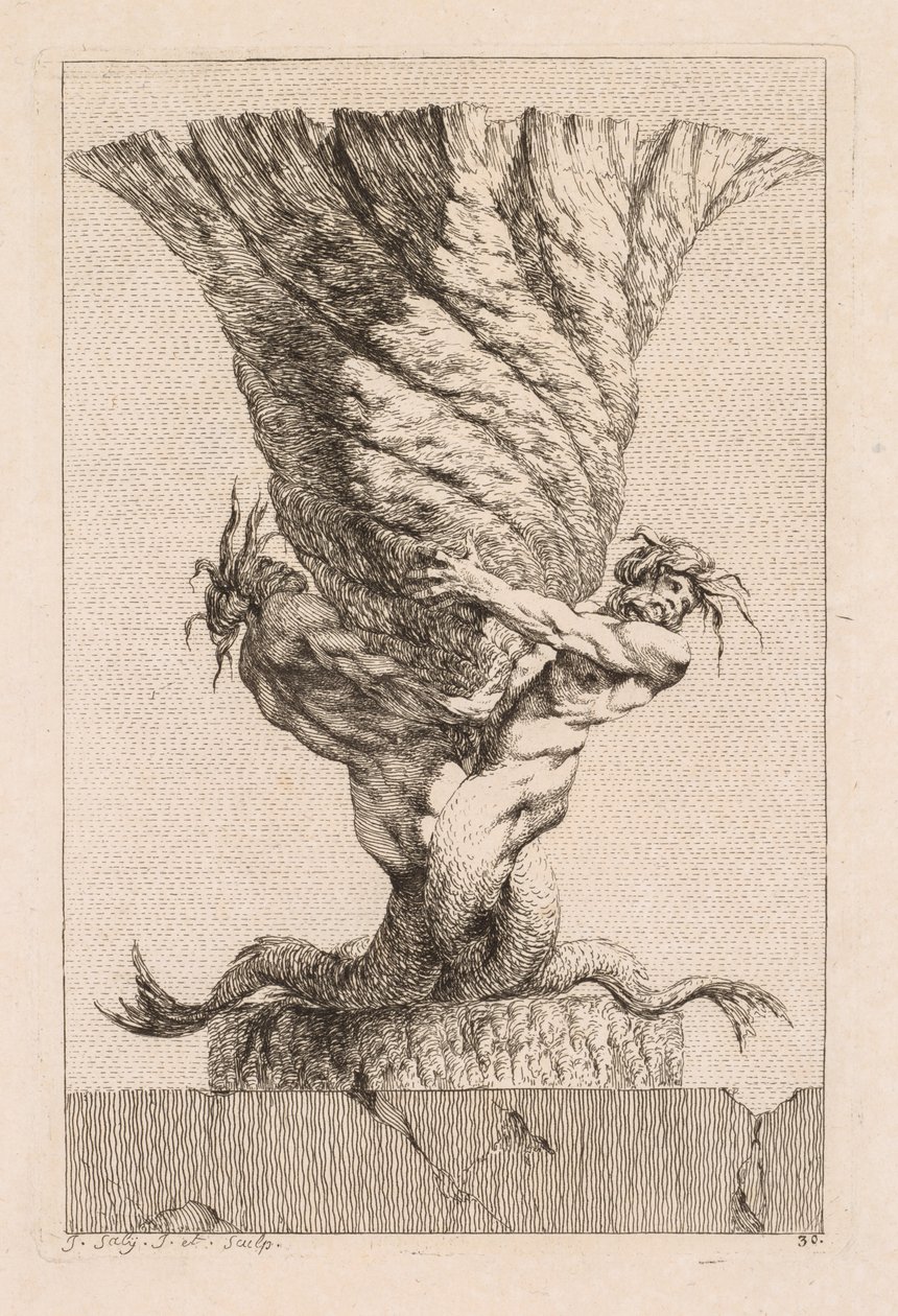 Vazo Takımı: Levha 30, 1746. by Jacques Francois Joseph Saly