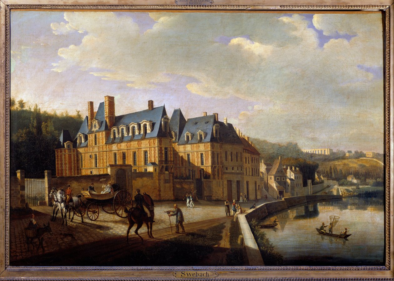 Bougival yakınlarındaki Chateau de la Chaussee by Jacques Francois Joseph Swebach