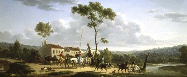 Figürlü Manzara by Jacques Francois Joseph Swebach