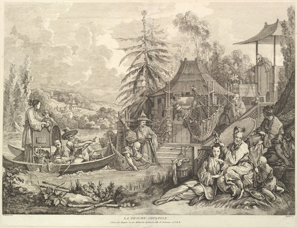 La pesche chinoise Çin Balıkçılığı, Chinoiseries