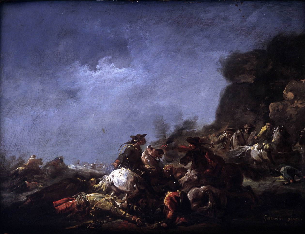 süvari şoku by Jacques Gamelin
