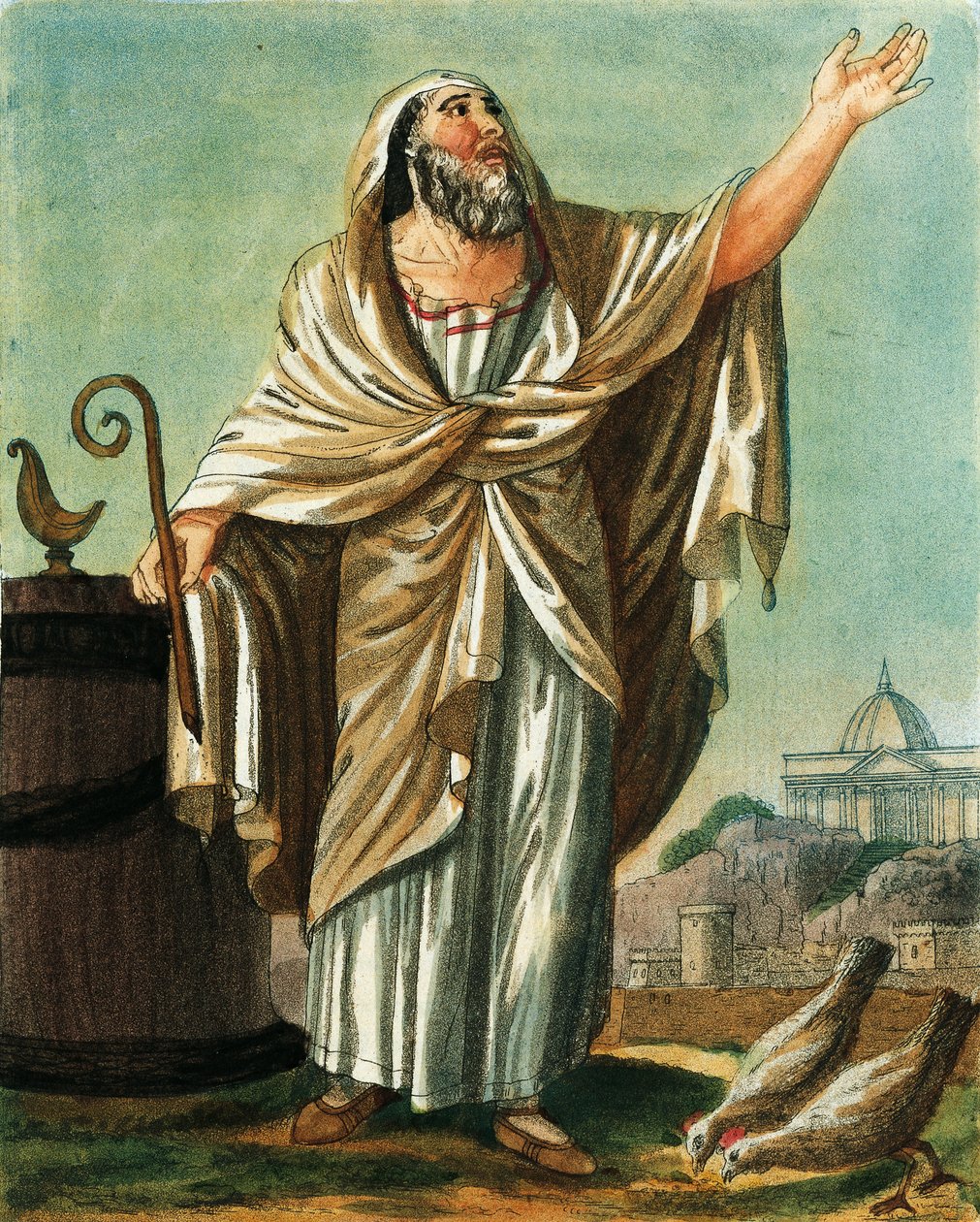 Augur, Jacques Grasset de Saint-Sauveur (1757-1810), Antik Roma