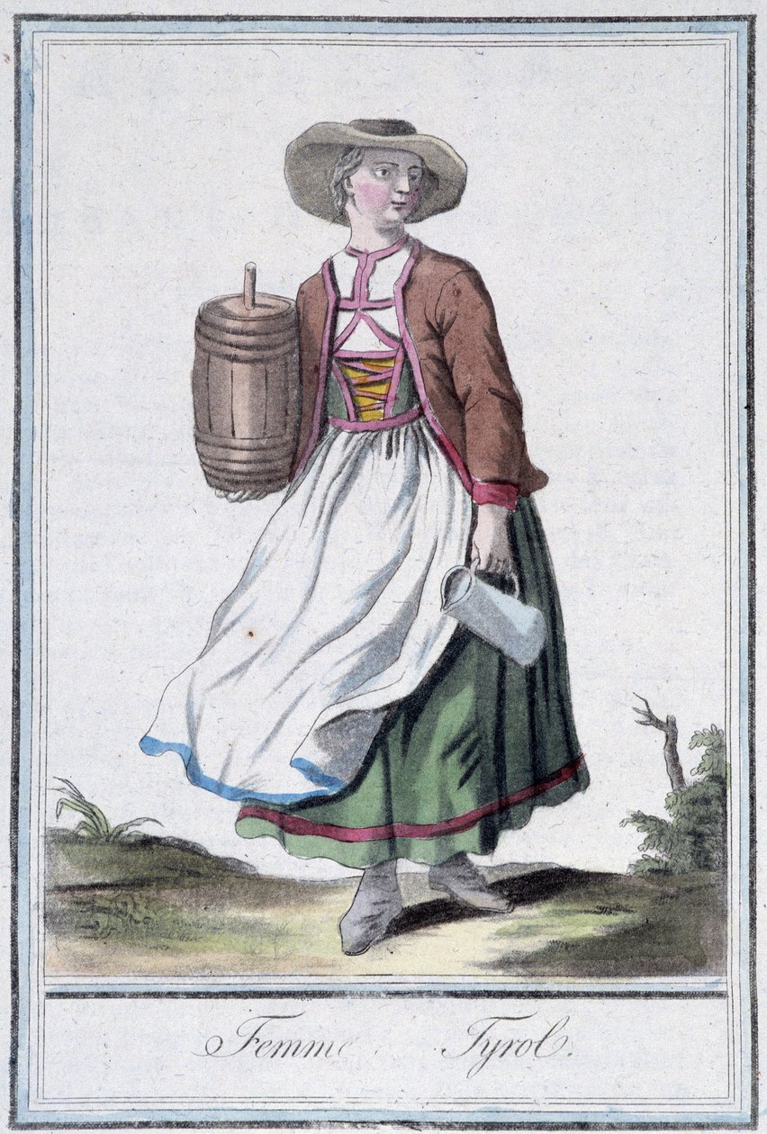 Femme of Tirol - Grasset St Sauveur