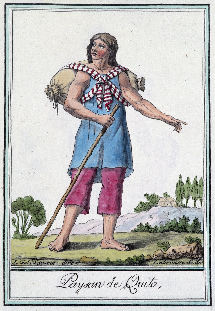 Köylü de Quito (Ekvador) - Grasset St Sauveur
