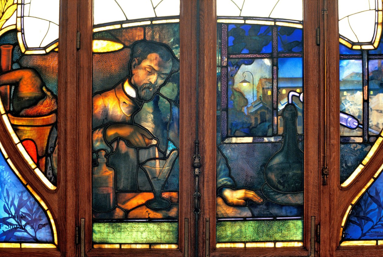 Nancy (bölüm 54), Art Nouveau, Ticaret ve Sanayi Odası, Vitray pencereler, Jacques Gruber (1870-1936) by Jacques Gruber