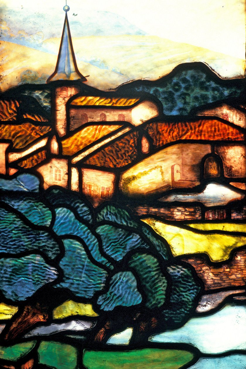 Nancy (bölüm 54), Art Nouveau, Ticaret ve Sanayi Odası, Vitray pencereler, Jacques Gruber (1870-1936) by Jacques Gruber