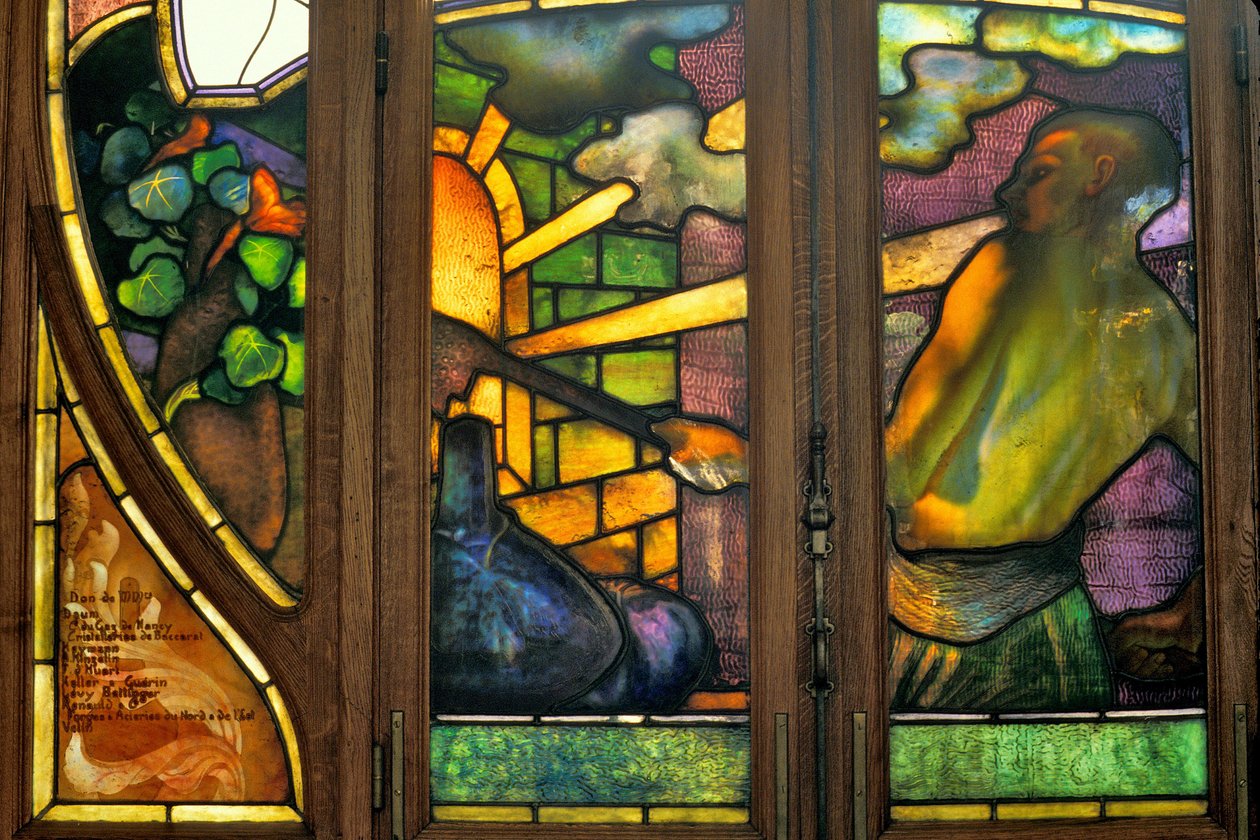 Nancy (bölüm 54), Art Nouveau, Ticaret ve Borsa Odası, Vitray, Jacques Gruber (1870-1936) by Jacques Gruber