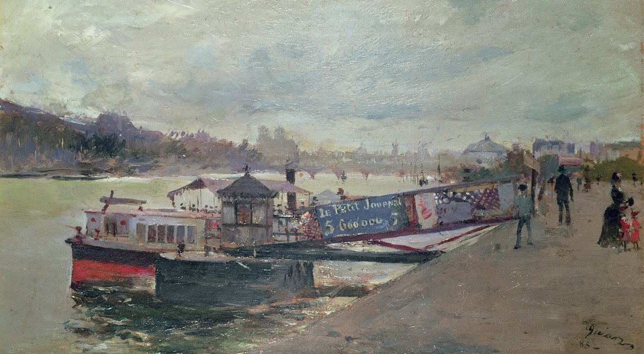 Liman Sahnesi, 19. yüzyıl by Jacques Guiaud