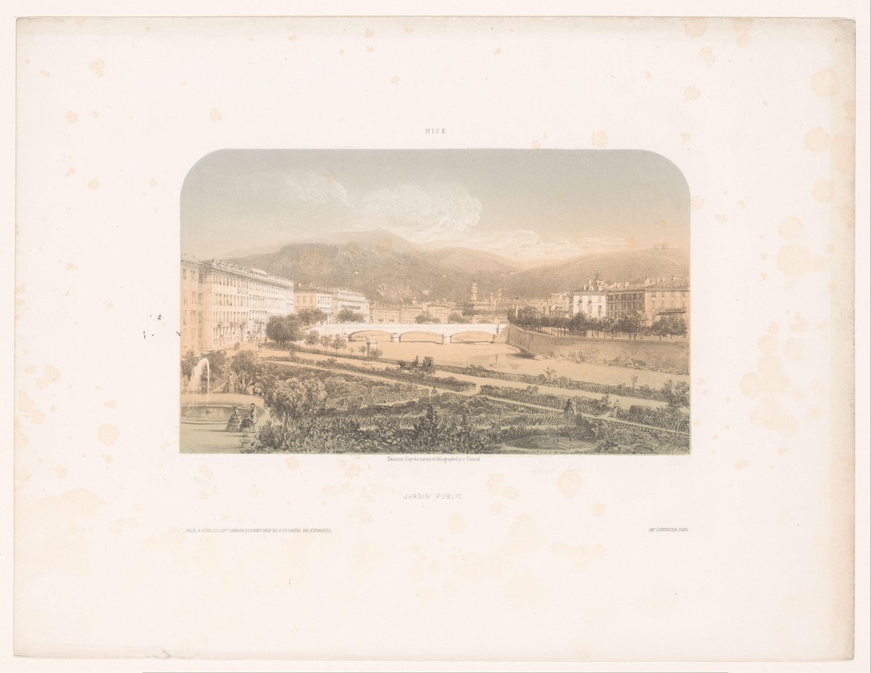 Jardin halkının ve Nice
