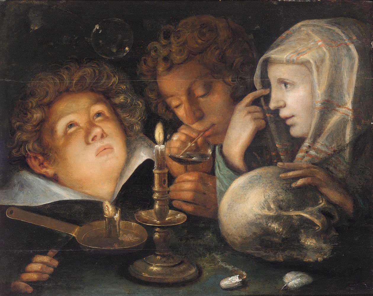 Bir Kibir Alegori, Man Boss by Jacques II de Gheyn