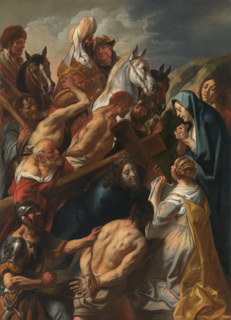 Calvary Yolunda İsa by Jacques Jordaens