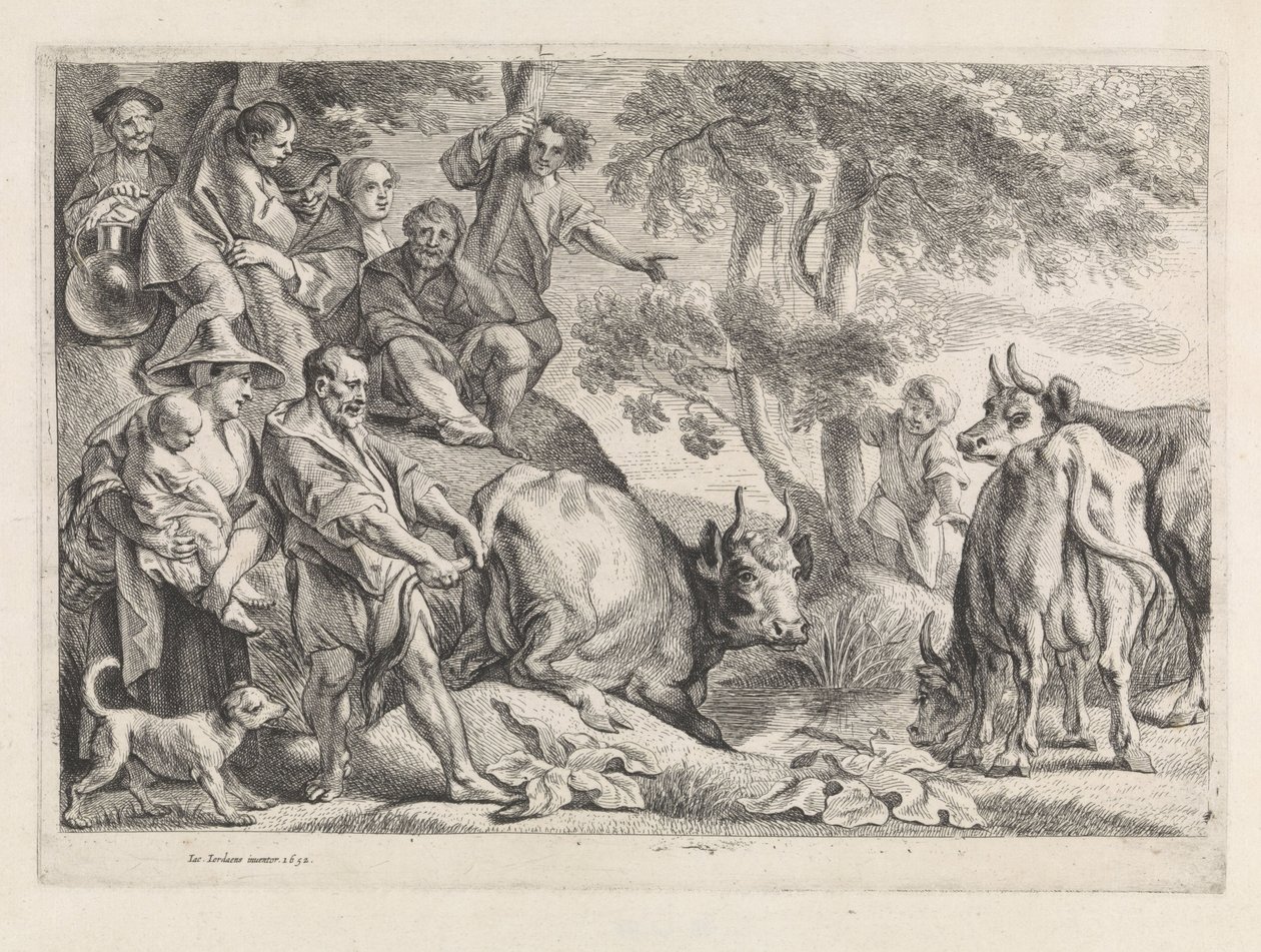 Herkül ve Cacus by Jacques Jordaens