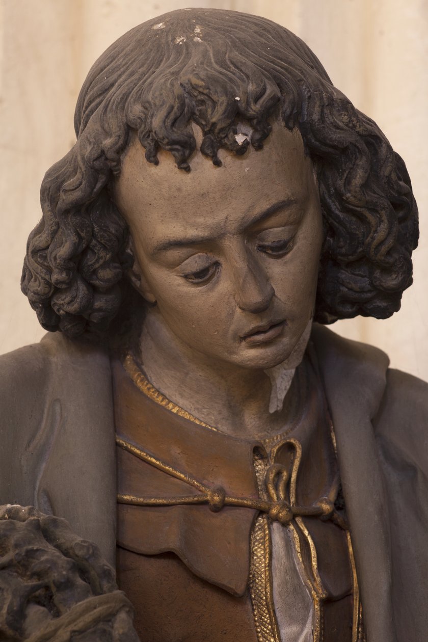 Aziz John the Evangelist (boyalı sıva) by Jacques Jubert