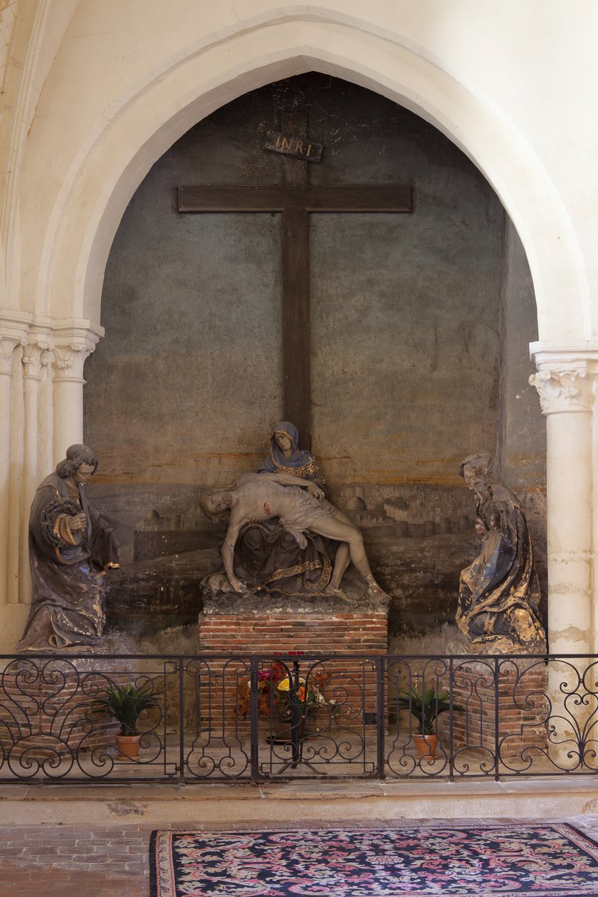 Lamentation (boyalı sıva) by Jacques Jubert