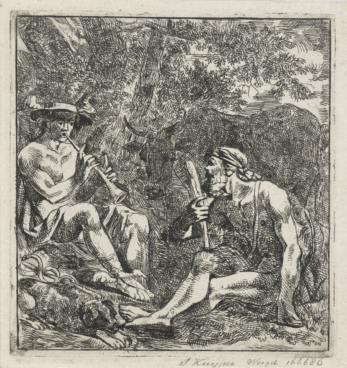 Merkür, Argus en Io by Jacques Kuyper