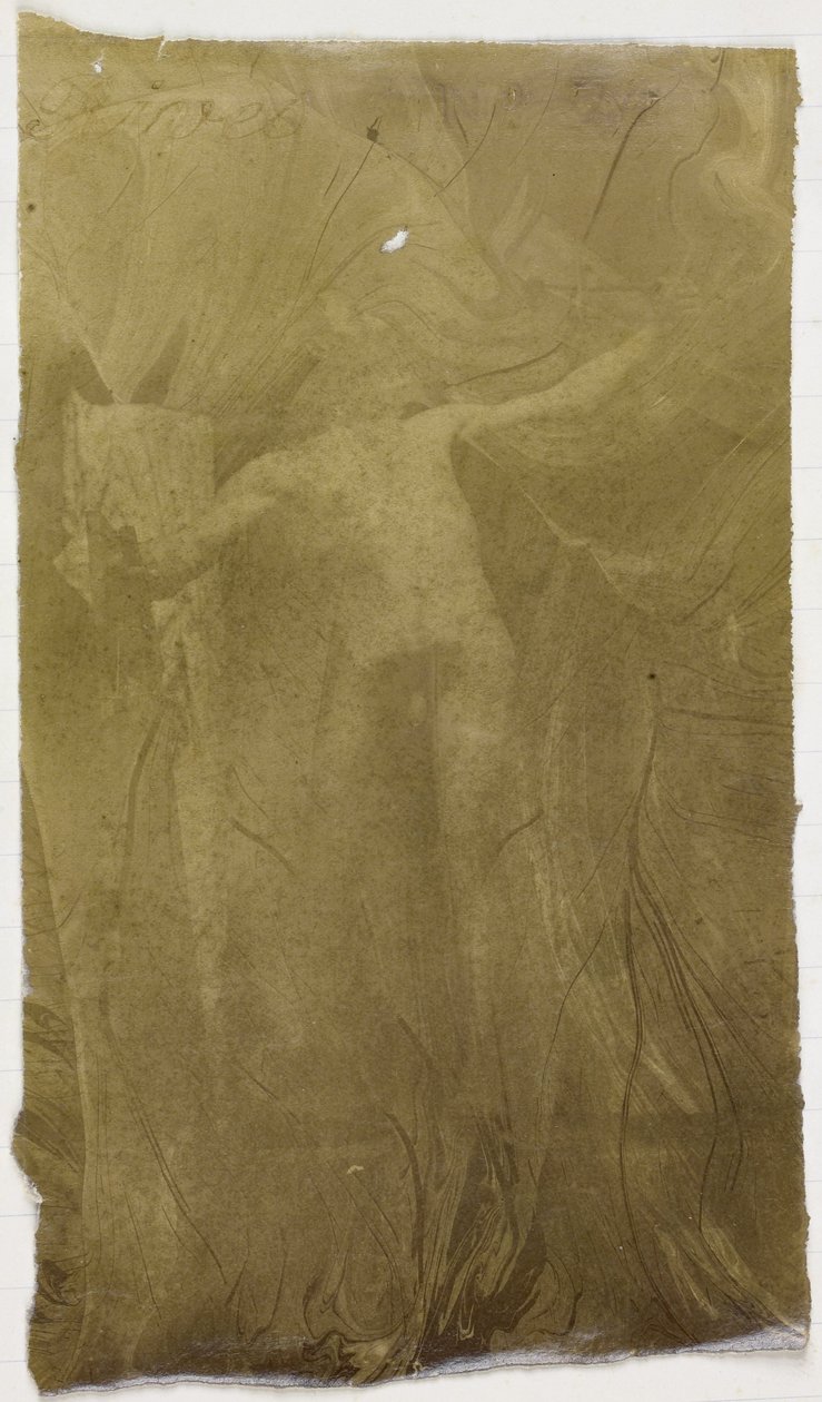 Jacques de Lalaing'in stüdyosunda önden duran bir erkek çıplak modelin incelenmesi by Jacques Lalaing (attributed to)