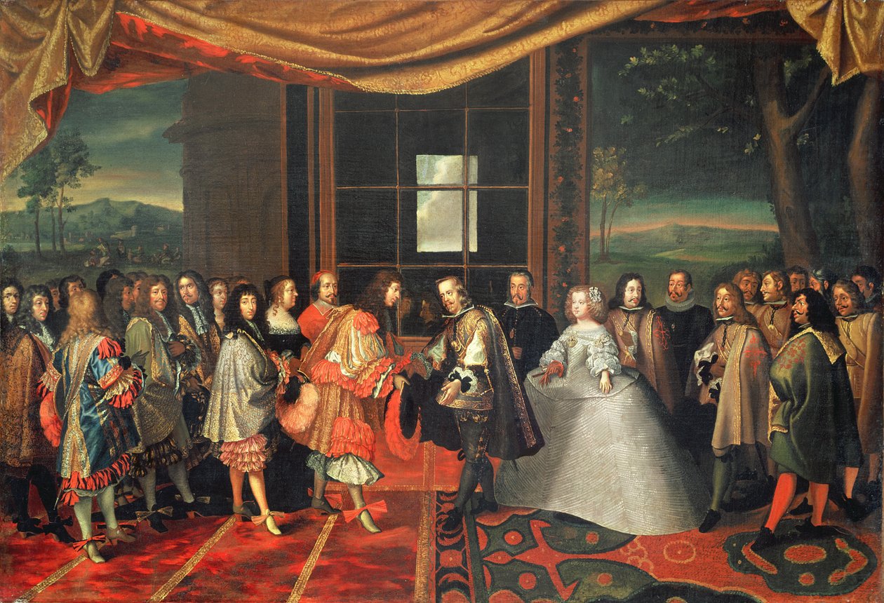 Louis XIV ve Philippe IV arasında Isle des Faisans