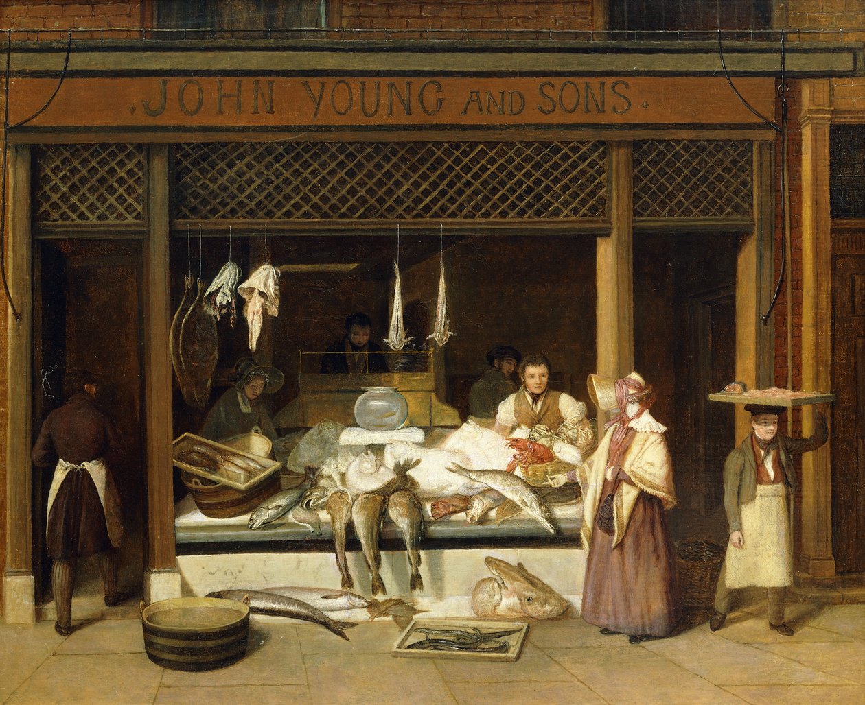 John Young ve Oğulları, Balık Satıcıları, by Jacques Laurent Agasse