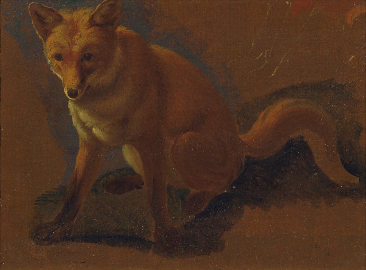 Bir Tilki Çalışması by Jacques Laurent Agasse