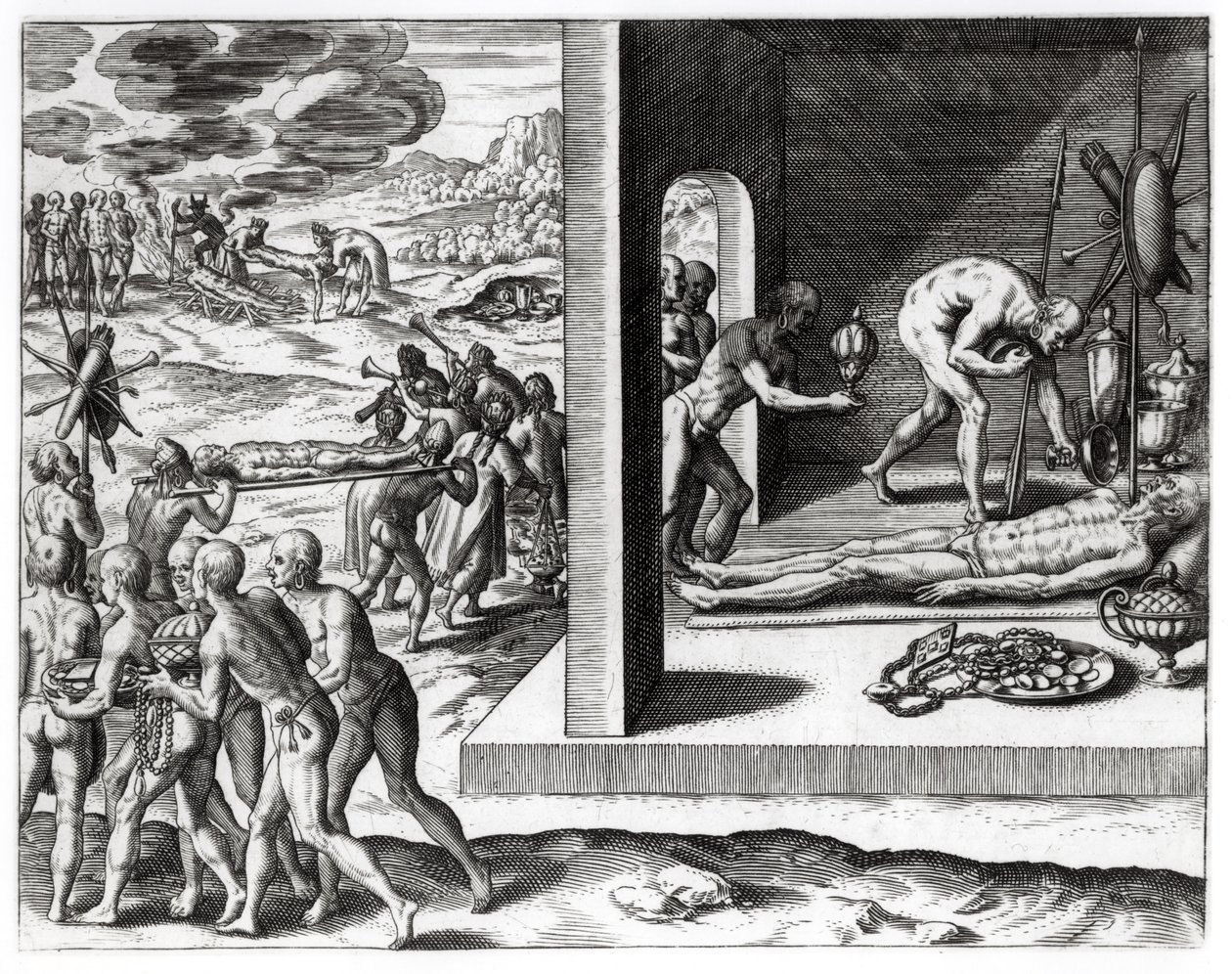 Theodor de Bry (1525-75), 1602 tarafından yazılmış ve kazınmış 