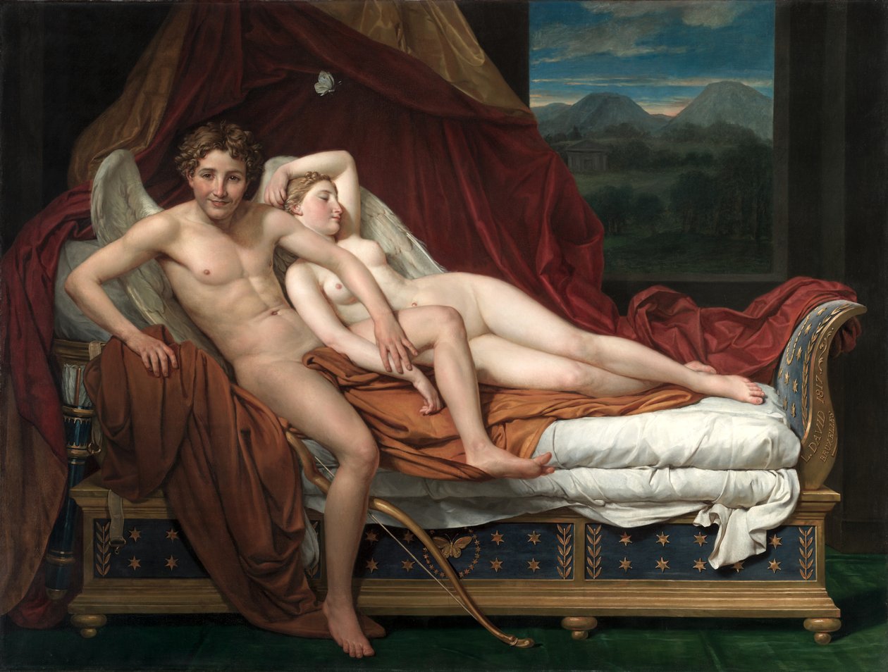 Aşk Tanrısı ve Ruh by Jacques Louis David