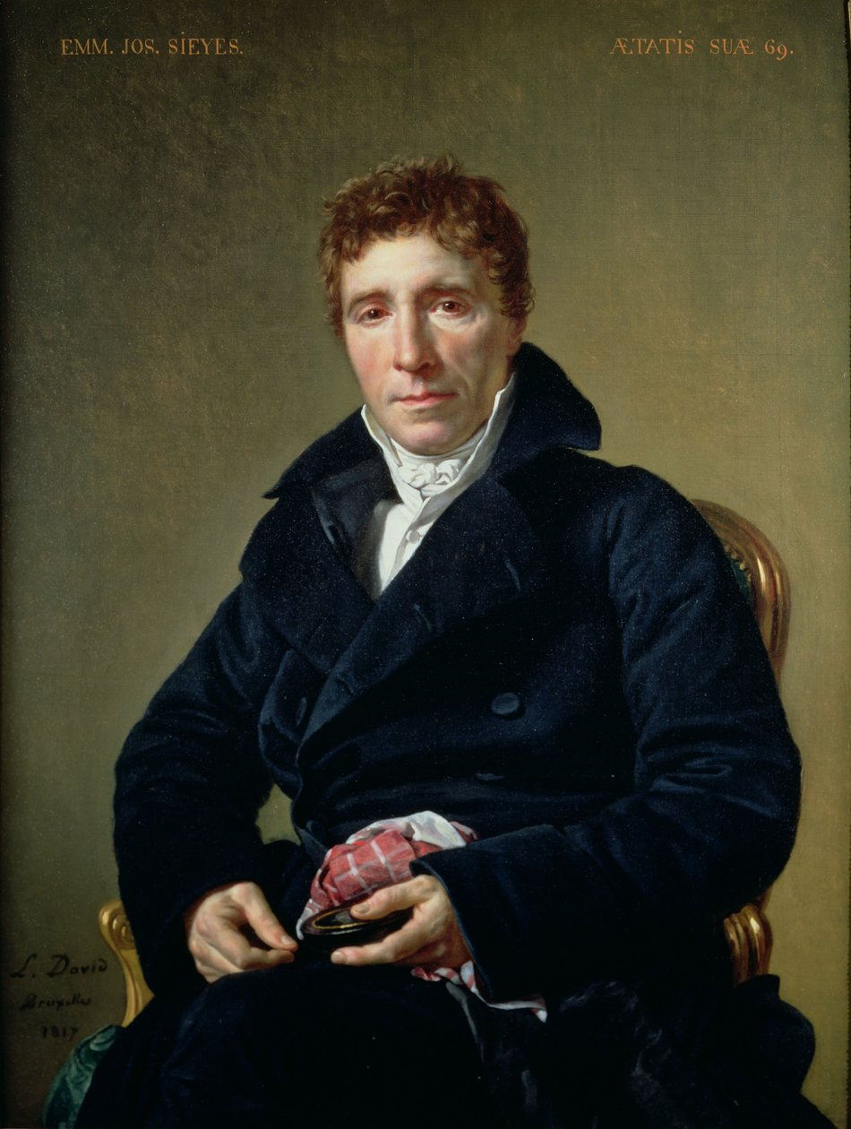 Emmanuel Joseph Sieyes (1748-1836) 1817 by Jacques Louis David