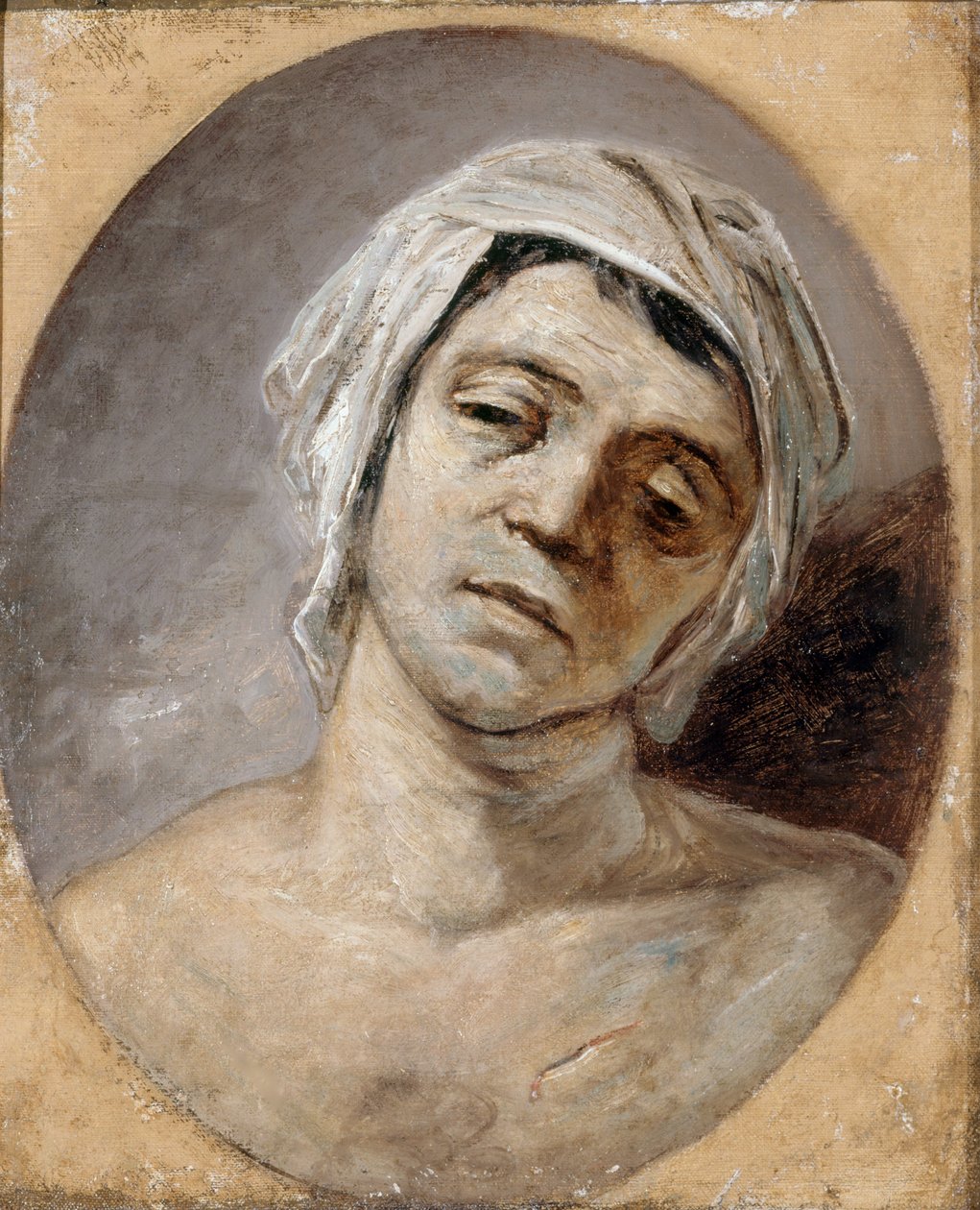 Marat öldürüldü, yaklaşık 1794. by Jacques Louis David