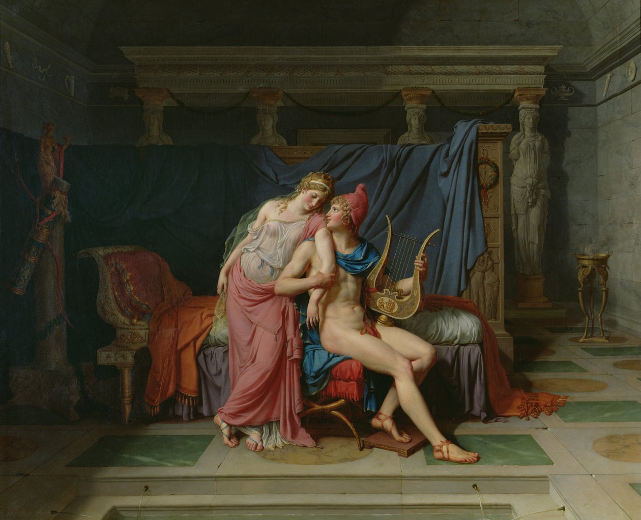 Paris and Helen  by Jacques Louis David