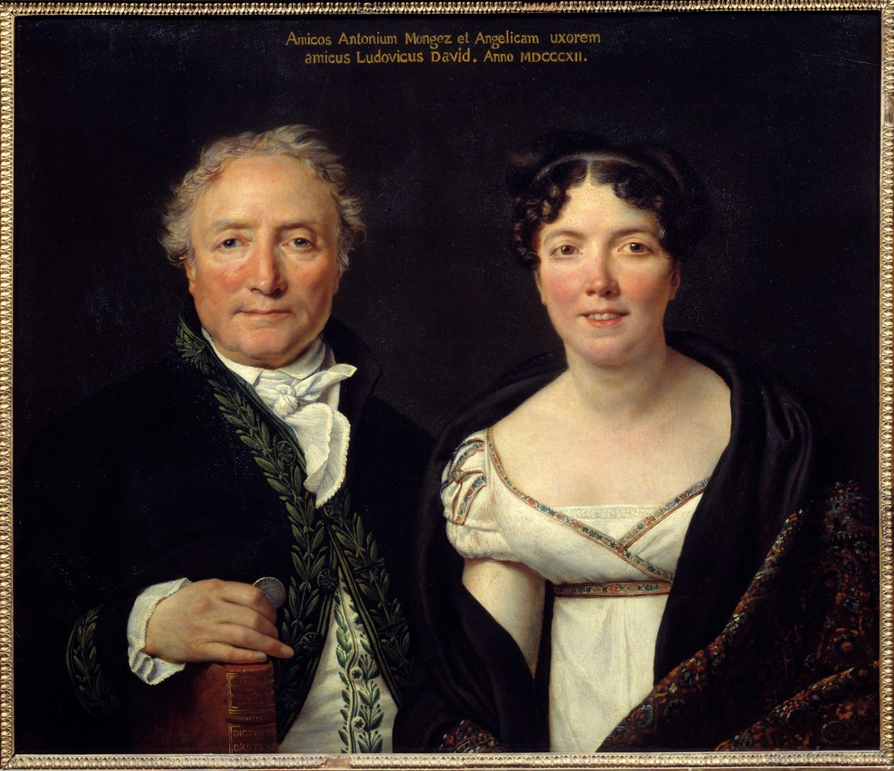 Antoine Mongez (1747-1835) arkeolog ve eşi Angelique (1775-1855) ressam Antoine Mongez