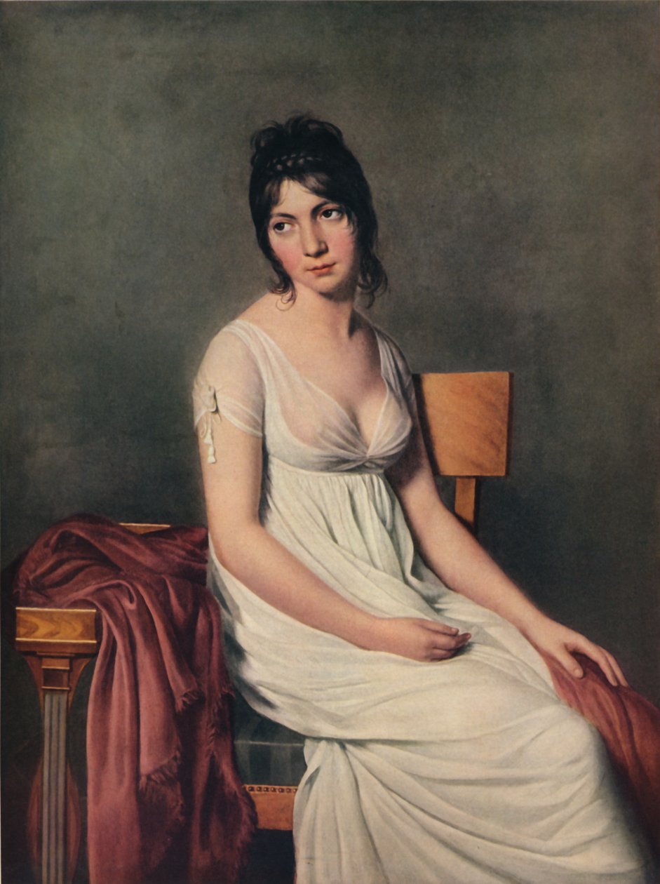 Beyazlı Genç Bir Kadının Portresi, 1798 by Jacques Louis David
