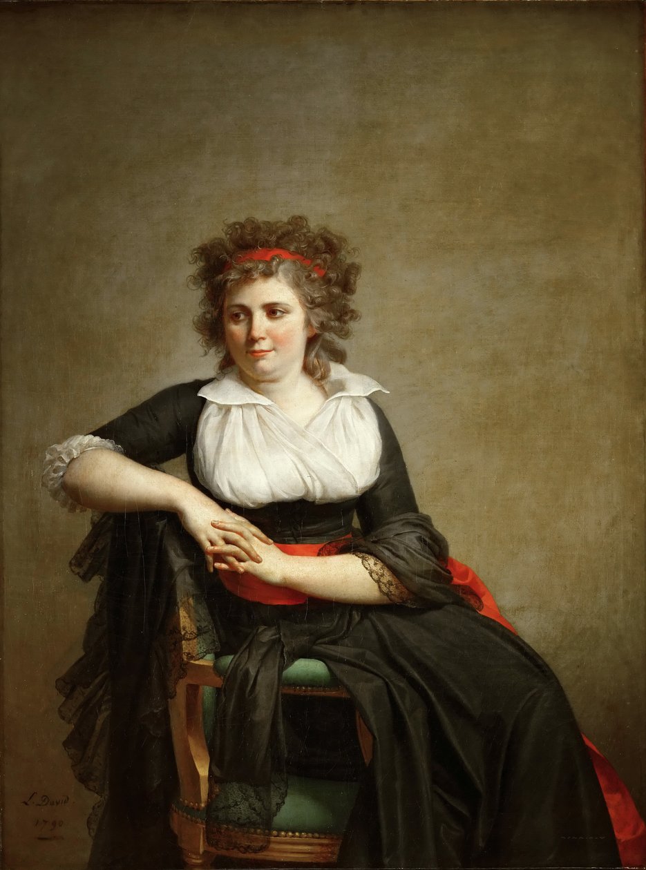 Robertine Tourteau, Markiz dOrvilliers 1772-1862 by Jacques Louis David