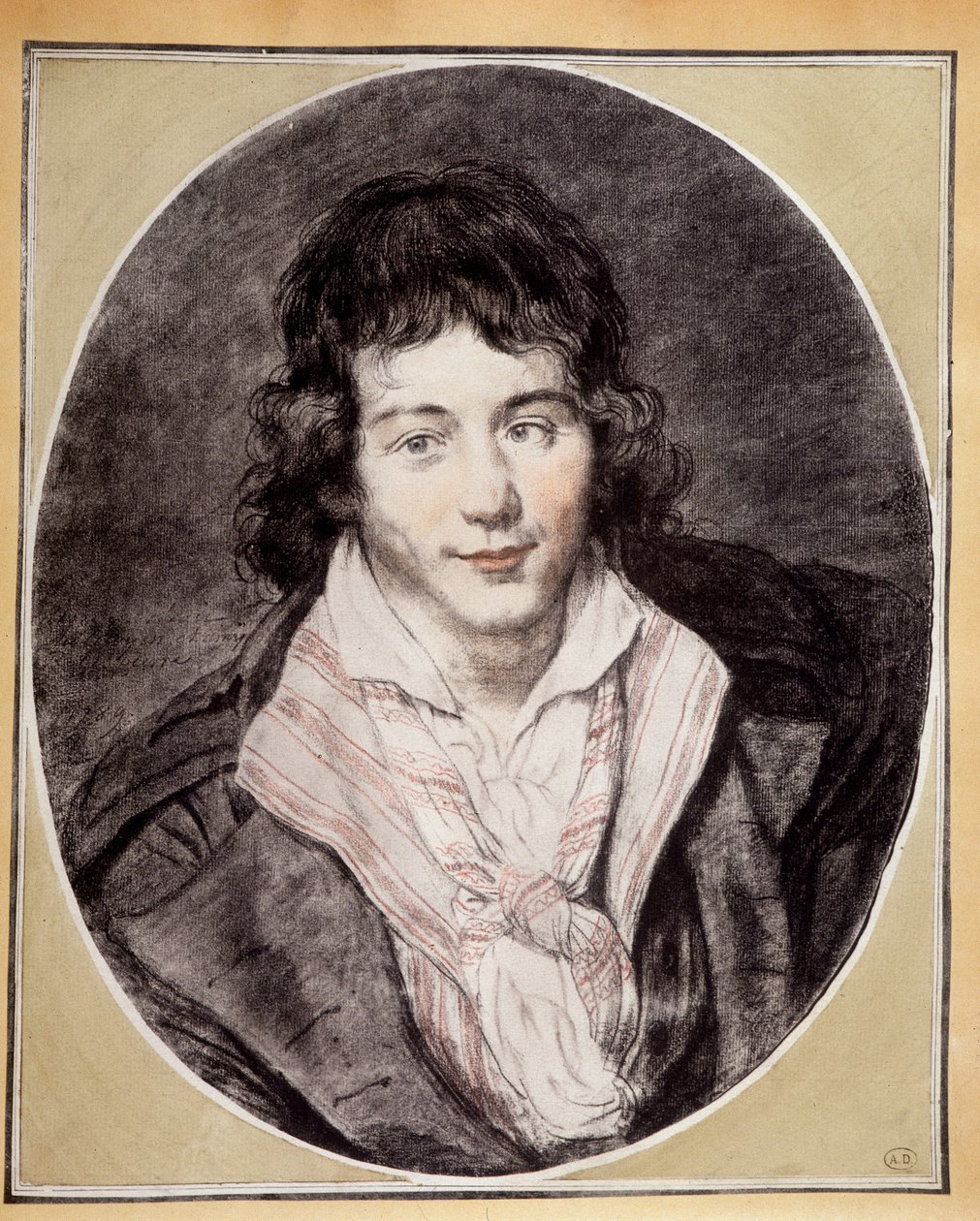 Kendi portresi, Jacques-Louis David by Jacques Louis David