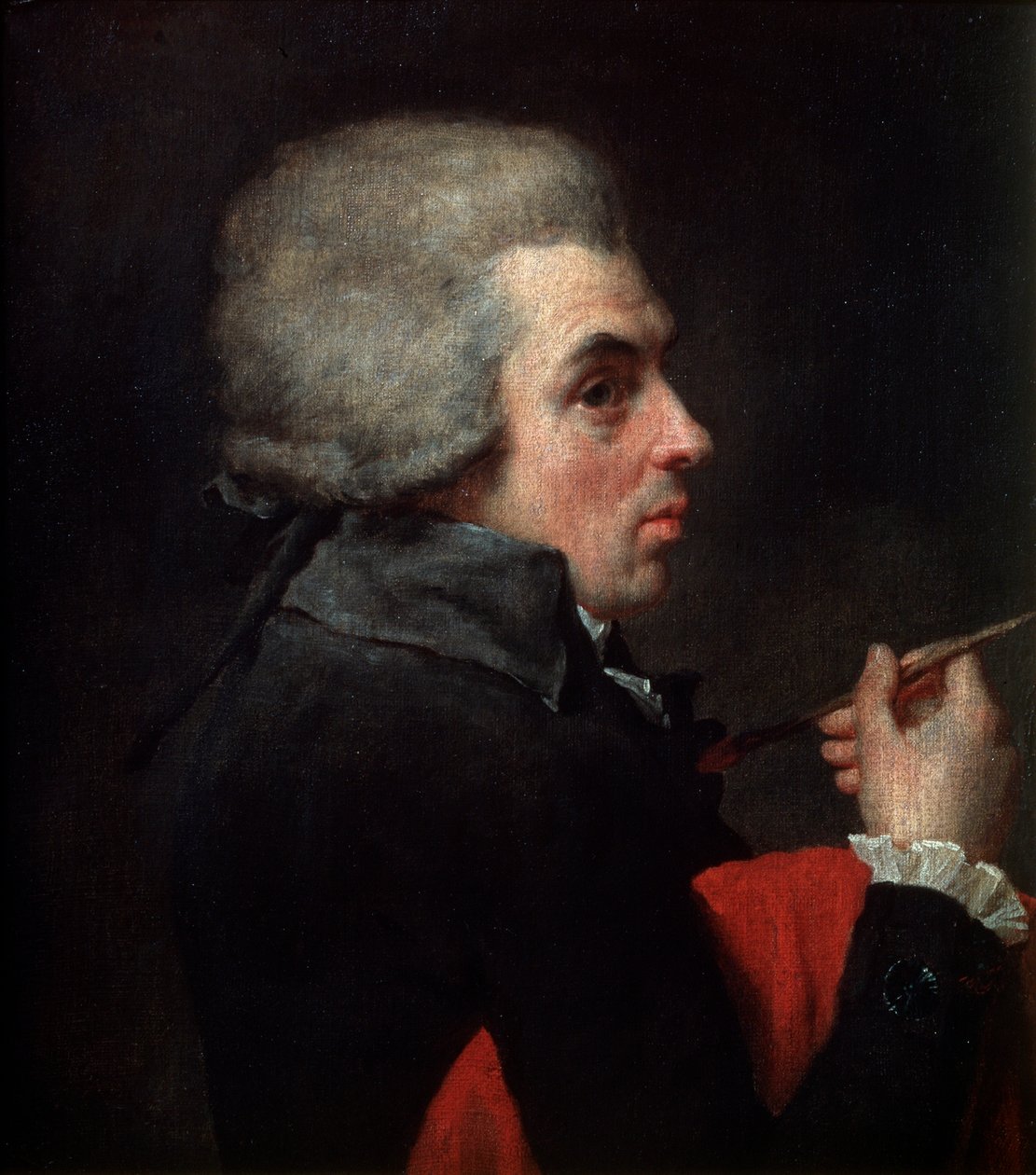 Otoportre, c1789. by Jacques Louis David