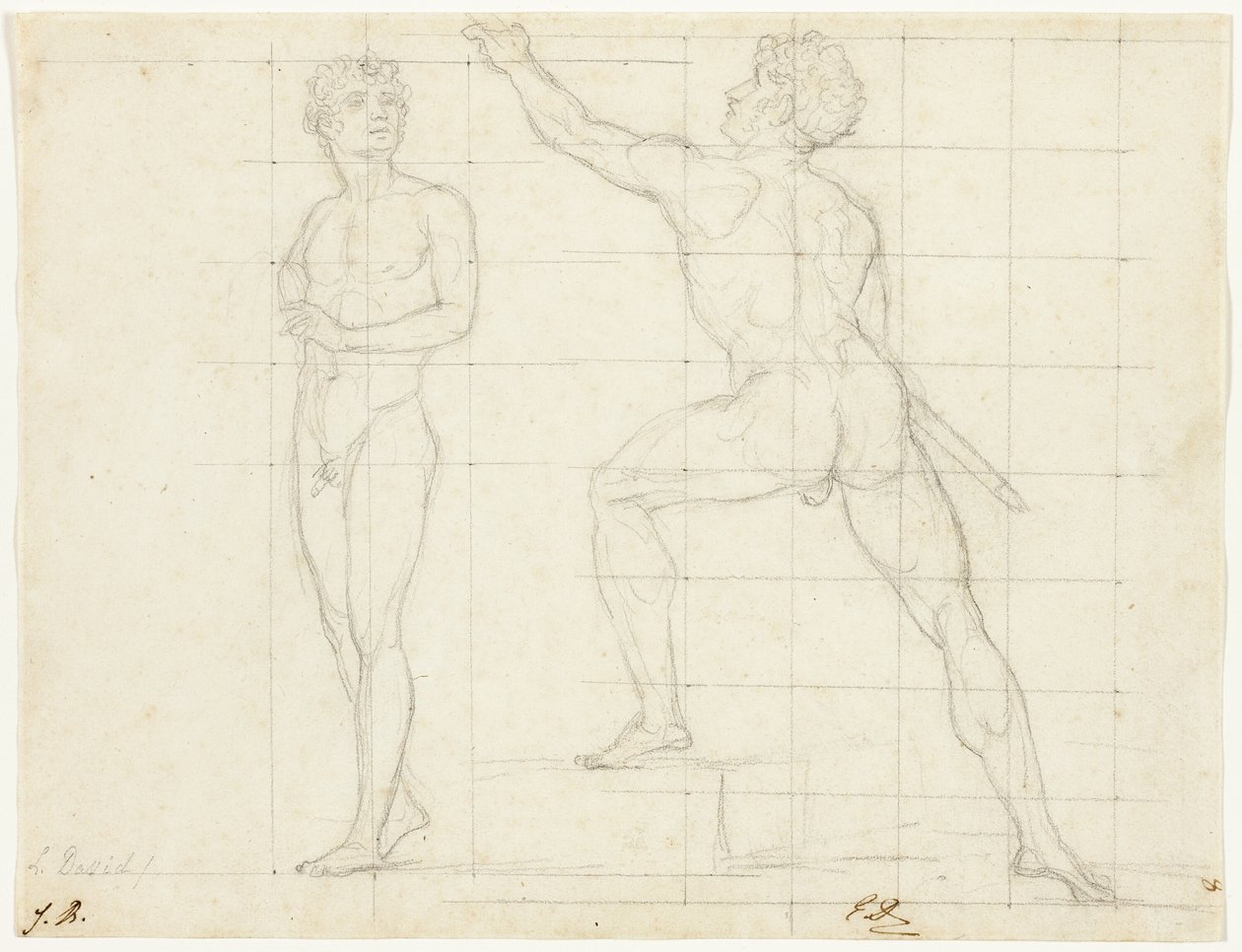 "Kartalların Dağılımı" Çalışması by Jacques Louis David