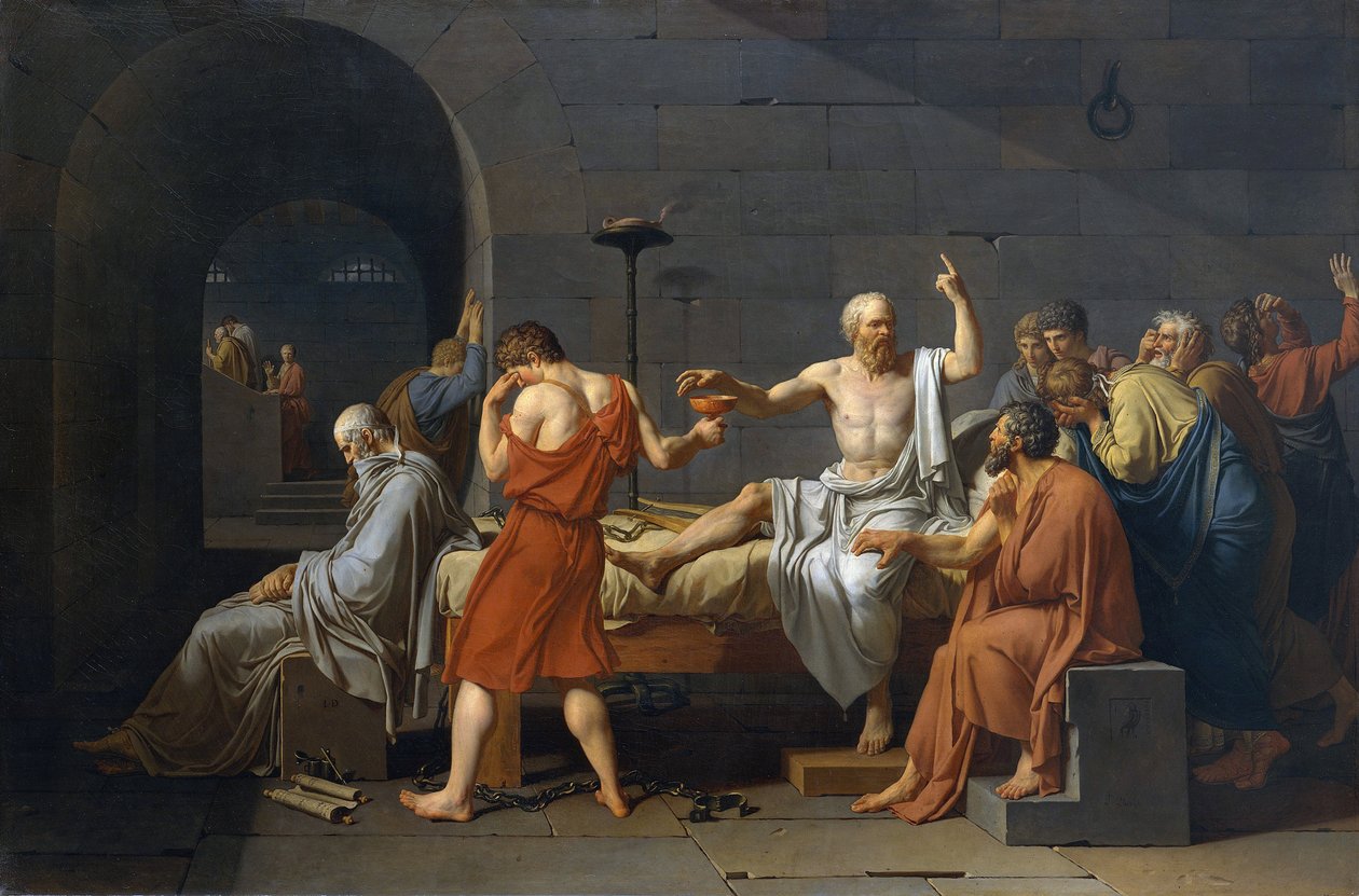 Antik Yunan filozofu (5. yüzyıl av. JC) Socrate