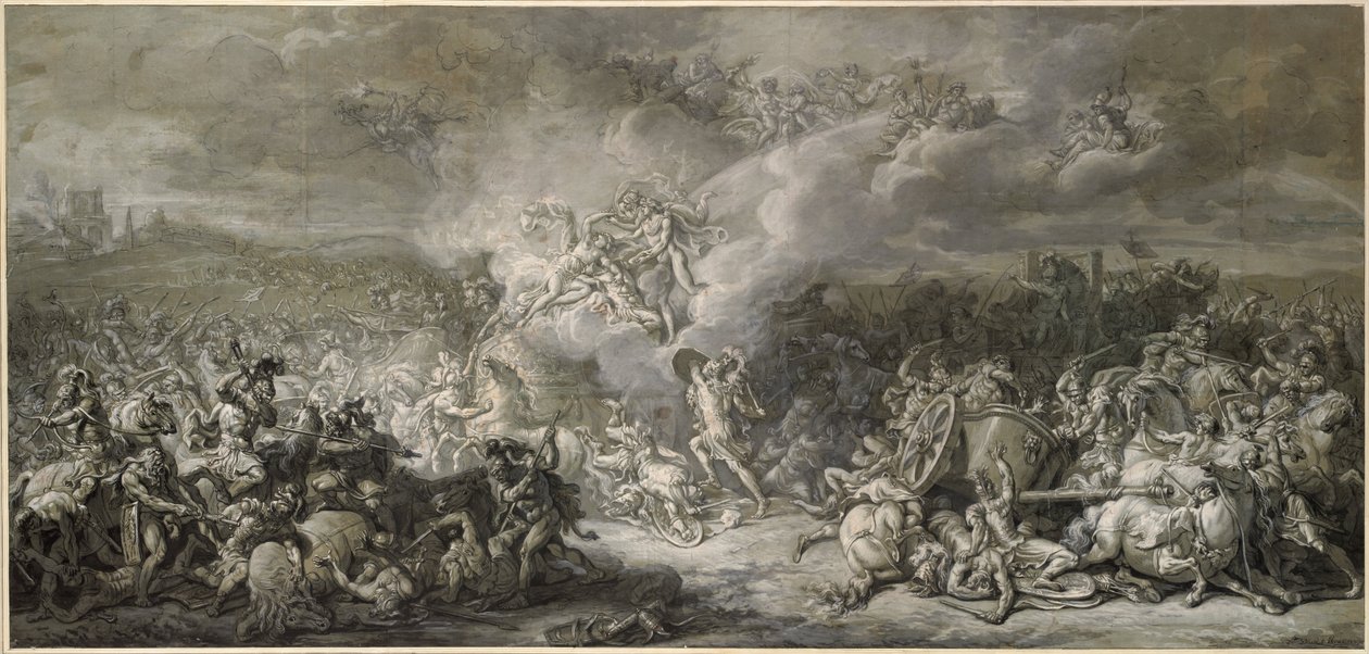 Diomedes Savaşı, 1776 by Jacques Louis David
