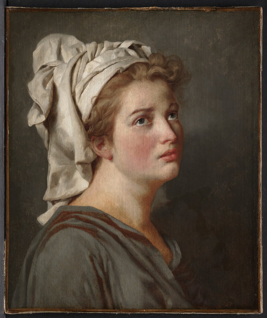 Türbanlı genç kadın by Jacques Louis David