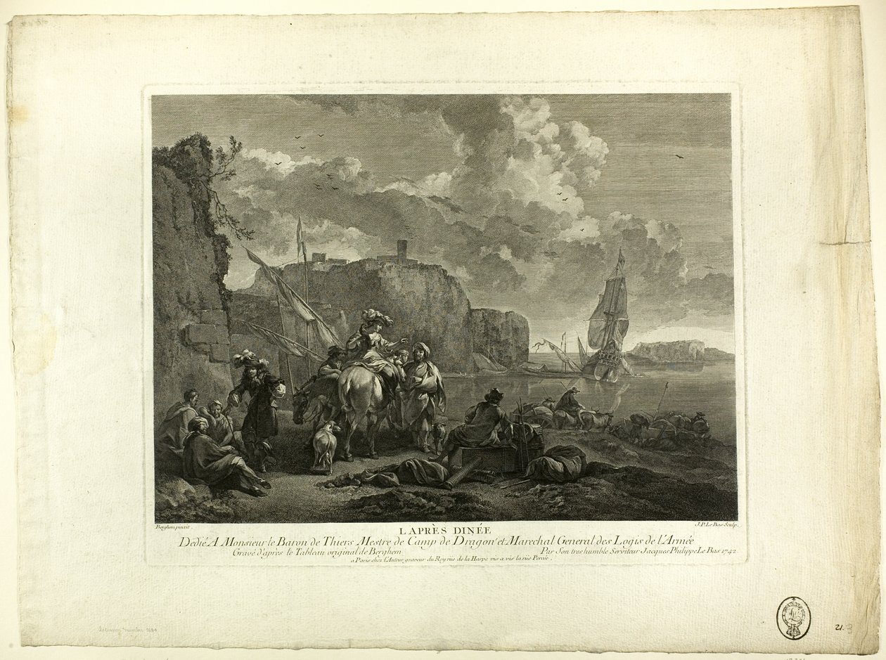 Yemekten sonra by Jacques Philippe Le Bas