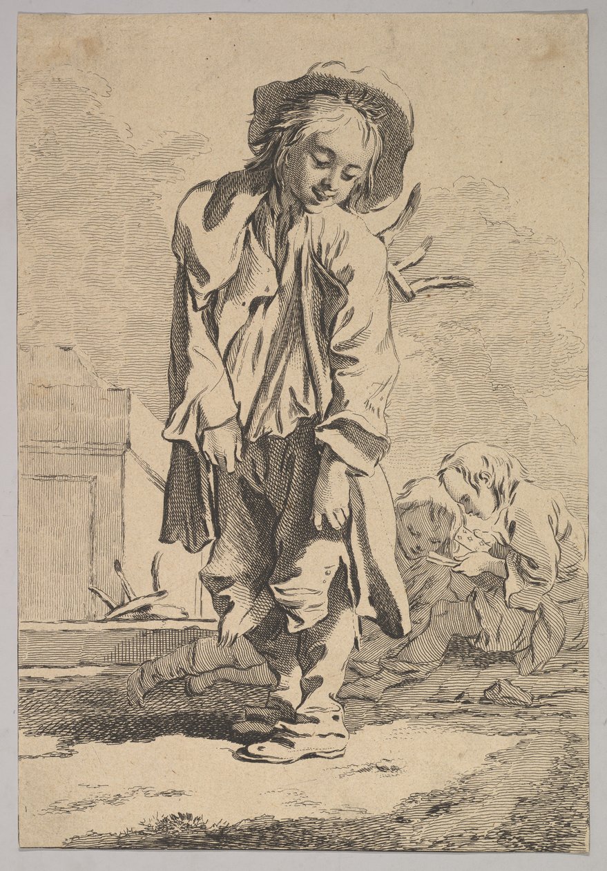 Yukarıdan Aşağıya Süpürme. by Jacques Philippe Le Bas