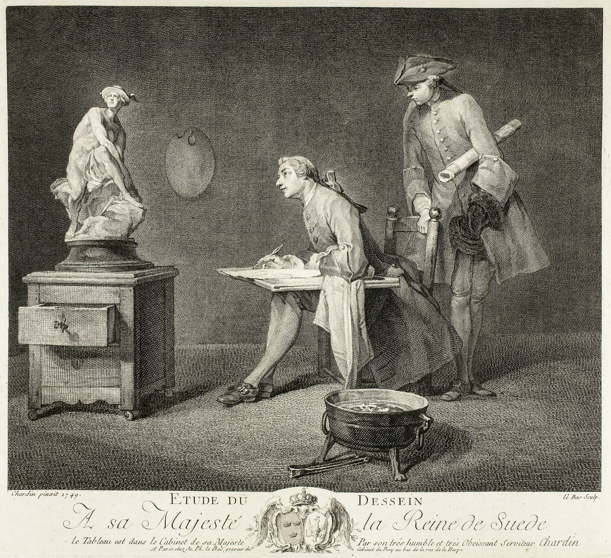 Çizim Dersi by Jacques Philippe Le Bas