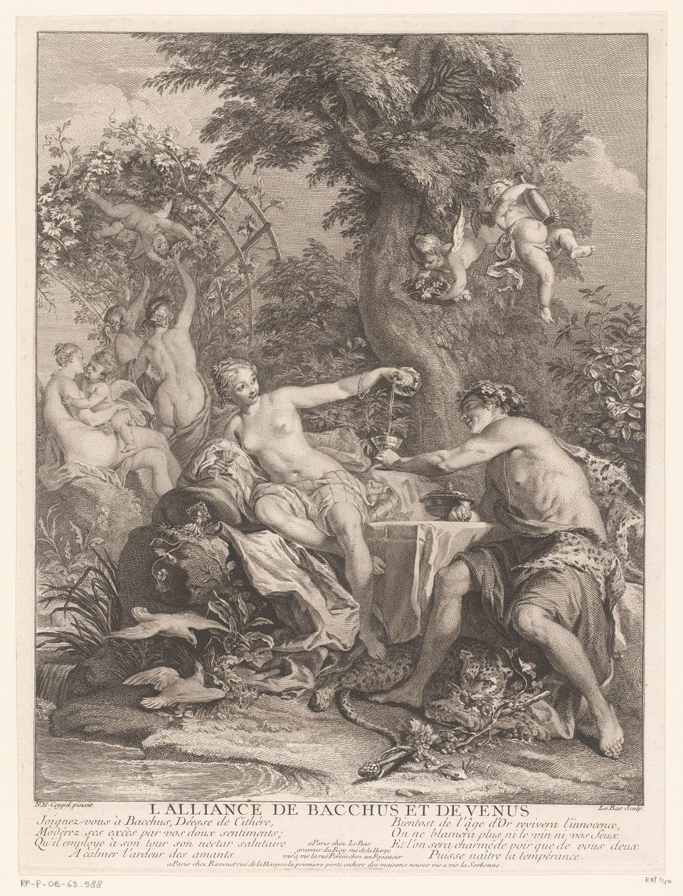 Bacchus ve Venüs arasındaki bağlantı L