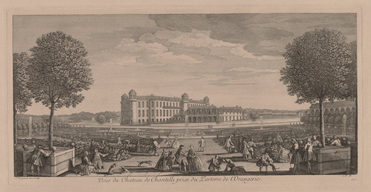 Chateau Chantilly. by Jacques Rigaud