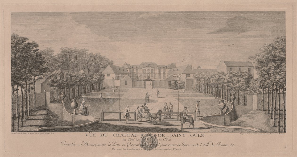 Mahkemeden Chateau Saint Ouen by Jacques Rigaud