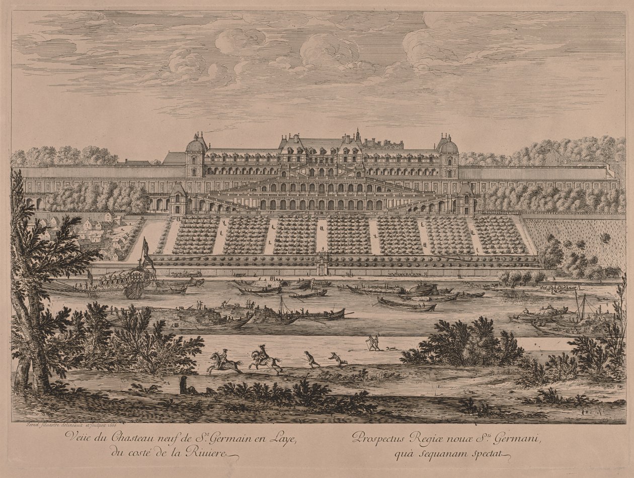 Nehirden St. Germain en Laye Şatosu by Jacques Rigaud