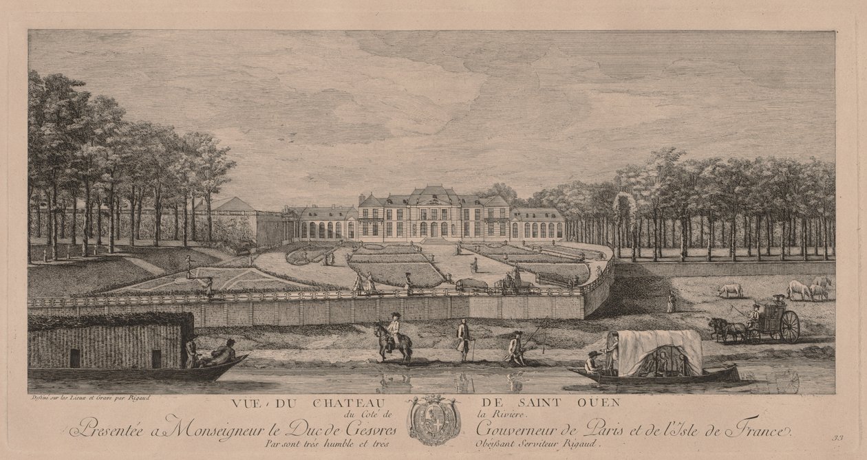 Saint Ouen Şatosu by Jacques Rigaud