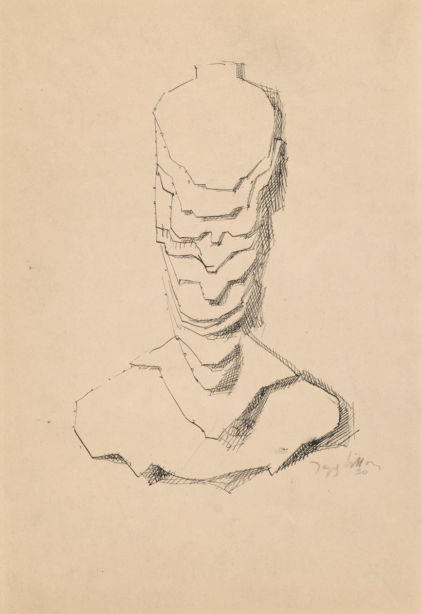 Soyut Yapı (Baudelaire) by Jacques Villon