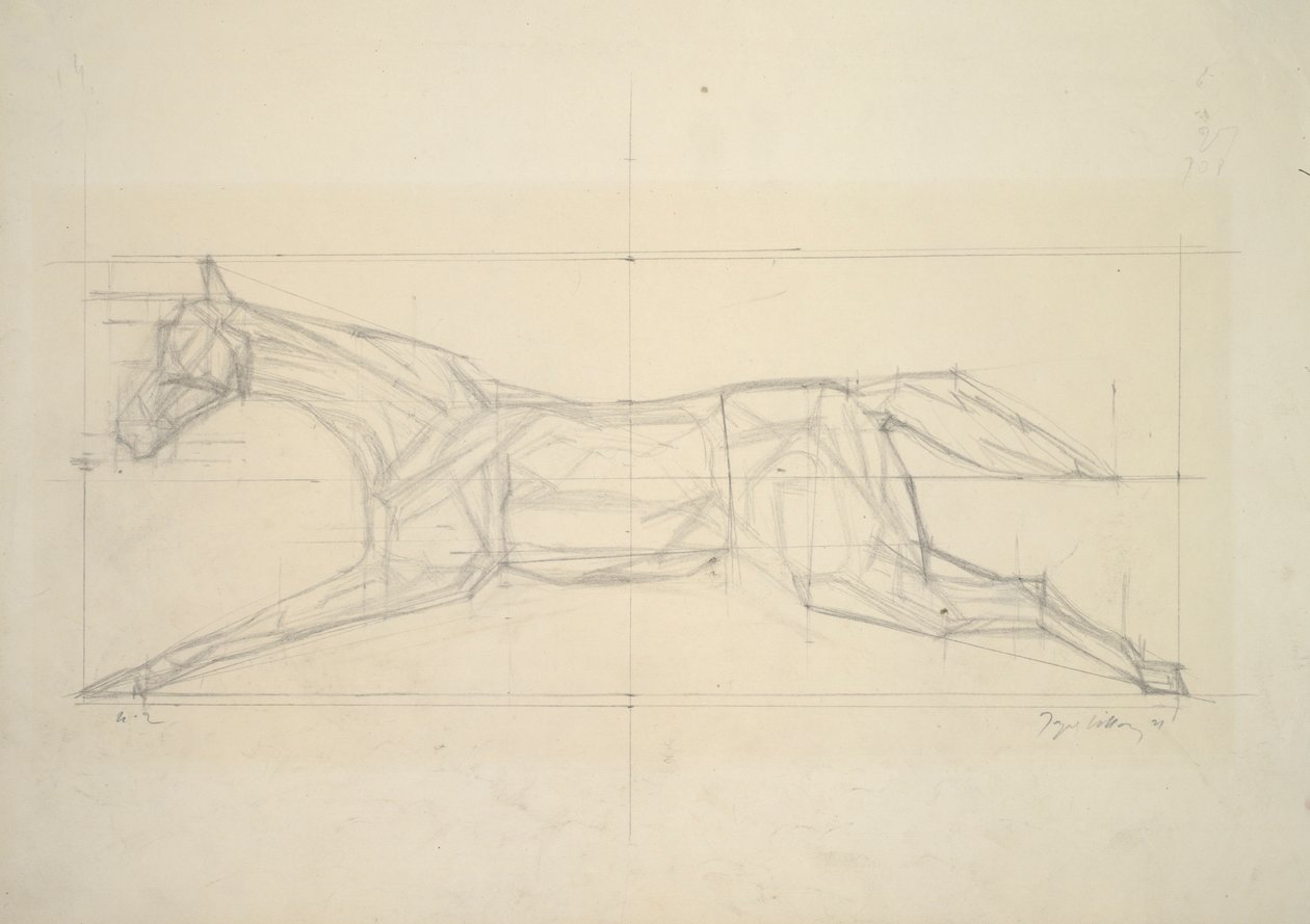 Jokey Serisi, no.2 (At yandan görünüş) by Jacques Villon