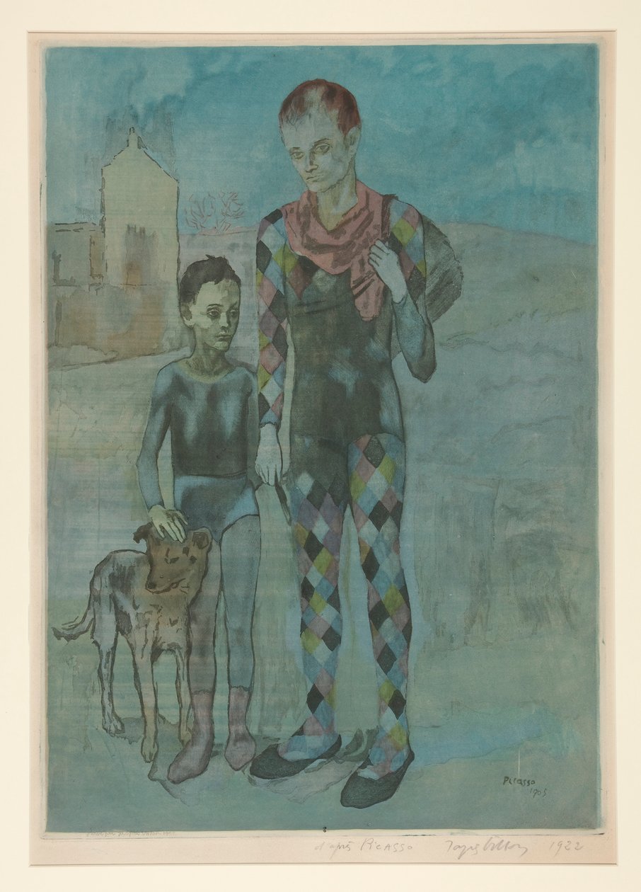 Akrobatlar by Jacques Villon