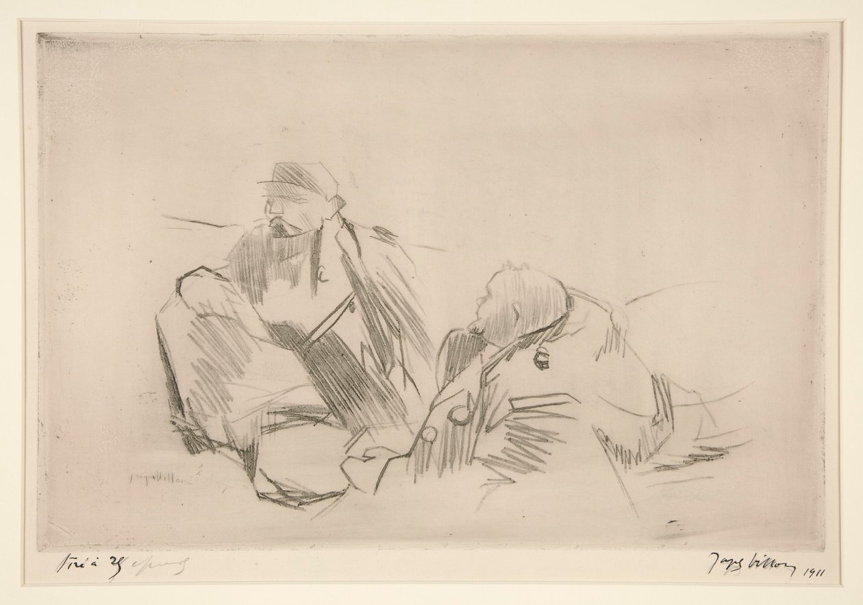 Bölgeler (Yerel Konsey Katipleri) by Jacques Villon