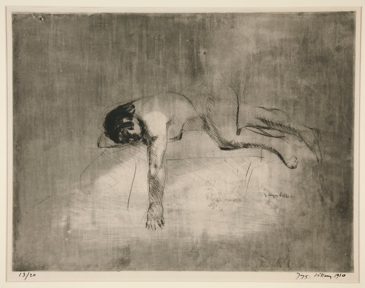 Kanepe yok mu? (Yatan Çıplak) by Jacques Villon